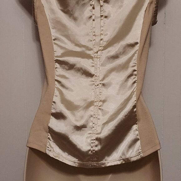 Mustard seed S VGC arm pit to pit 20  length 22 - Picture 4 of 4